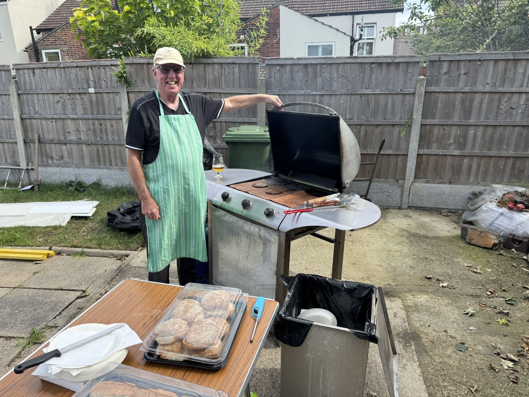 photo of Dudley Payne at the BBQ.